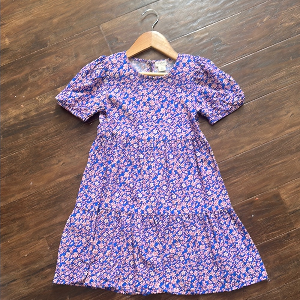 Floral Purple and Pink Dress